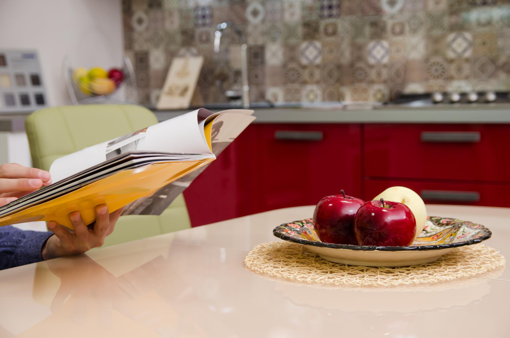 Reception della scuola di cucina
